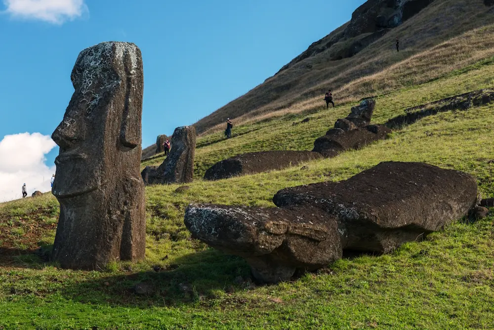 Moais Rano Raraku Isla de Pascua