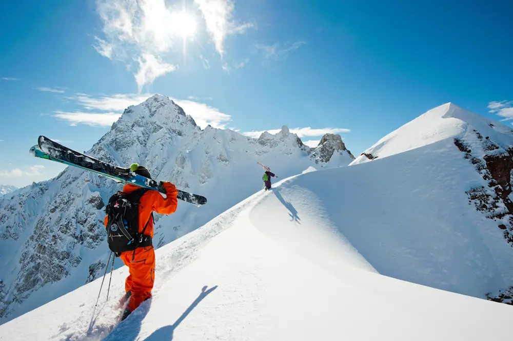 Snowboarding Andes Mountains Central Chile - adventure sports near Santiago