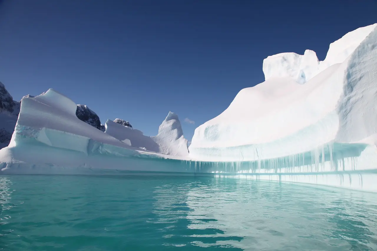 Antarctic landscape ice mountains and sea - premium group expedition from Chile
